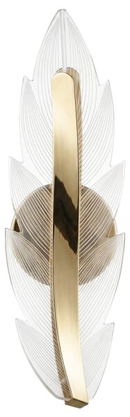 Toolight Toolight, LED nástenné svietidlo, 10W, 4000K, 1000lm, G182-W, zlatá lesklá, OSW-07814