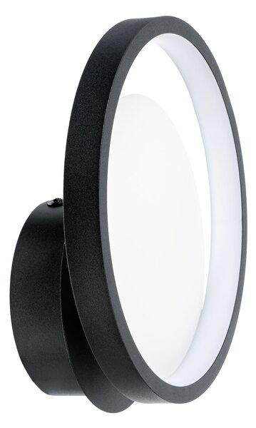 Toolight Toolight, LED nástenné svietidlo 21 cm, 8W, 500lm, APP1915-W, čierna, OSW-66061