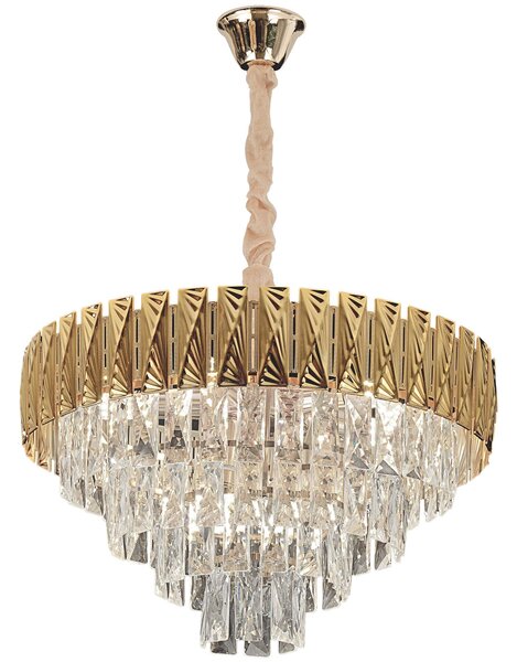 Toolight Toolight, závesné svietidlo 60cm, 9xE14, G060-CP, zlatá lesklá, OSW-06384
