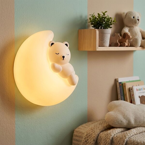 Toolight Rea, LED NÁSTENNÉ SVIETIDLO G180-W MEDVEĎ NA MESIACI, OSW-07811