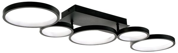 Toolight Toolight, LED stropné svietidlo, 35W, 4000K, 2000lm, APP1913-C, čierna, OSW-66060