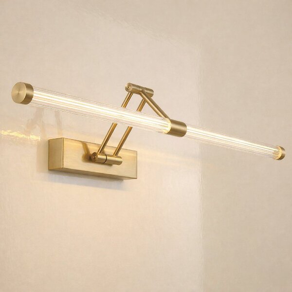 Toolight Toolight, LED nástenné svietidlo 60cm, 13W, 4000K, 1000lm, APP1900-1W, zlatá matná, OSW-66055