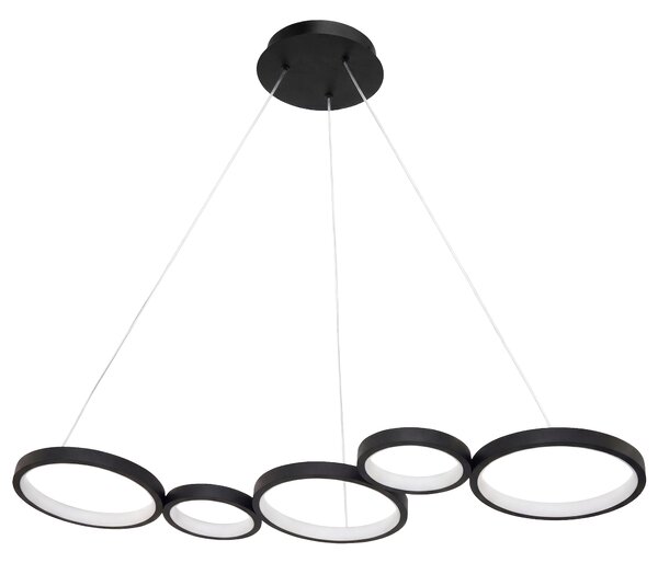 Toolight Toolight, LED stropné svietidlo 85cm, 35W, 4000K, 2000lm, APP1923-CP, čierna, OSW-66065