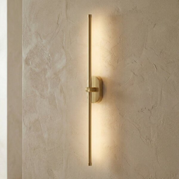 Toolight Toolight, LED nástenné svietidlo 80cm, 13W, 4000K, 1000lm, APP1894-1W, zlatá matná, OSW-66049