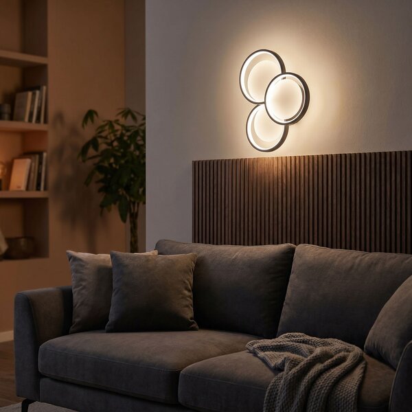 Toolight Toolight, LED stropné svietidlo, 30W, 4000K, 1500lm, APP1919-C, čierna, OSW-66063