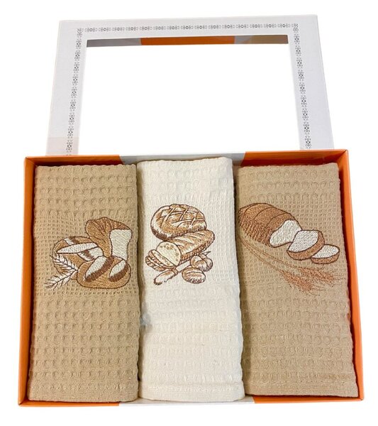 Utierky na riad vaflové Bread 40x60cm 3ks TiaHome
