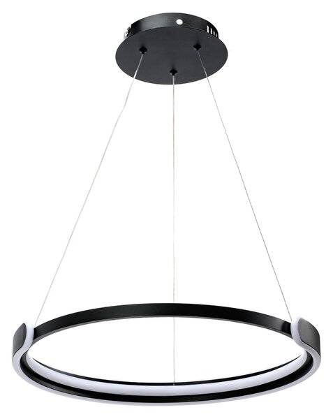 Toolight Toolight, LED stropné svietidlo 50cm, 48W, 4000K, 2500lm, APP1927-CP, čierna, OSW-66067