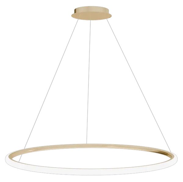 Toolight Toolight, závesné svietidlo 40cm, 24W, 3000K, LHJ001-CP, zlatá lesklá, OSW-50000