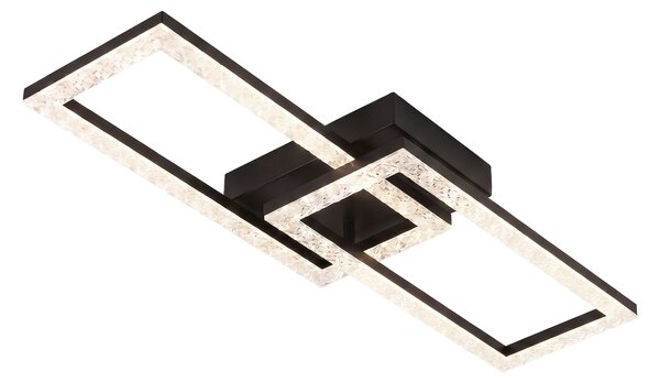 Toolight Toolight, stropné LED svietidlo 610x200 mm, 12W, 4000K, 1000lm, čierna matná, G155-C, OSW-06409