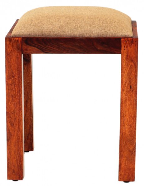 Taburet Rami s poťahom 40x45x40 indický masív palisander