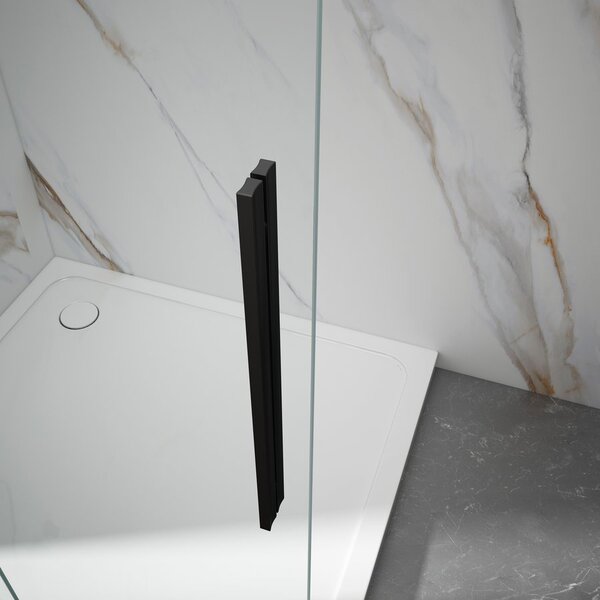 Gelco Gelco, SPIRIT BLACK obdĺžniková sprchová zástena 1000x800mm L/P varianta, GI1010BGI3580B