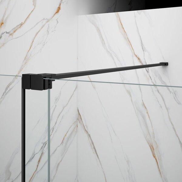 Gelco Gelco, SPIRIT BLACK obdĺžniková sprchová zástena 1000x800mm L/P varianta, GI1010BGI3580B