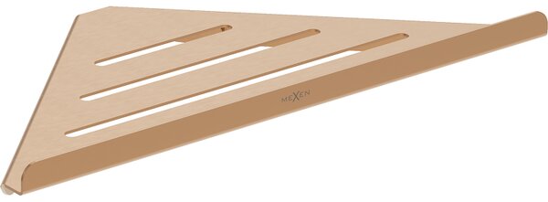 Mexen Diva-C, rohová polička, medená matná, 70A8528-65