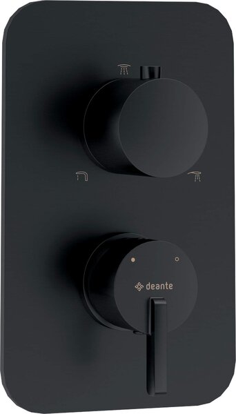Deante Silia, kryt batérie pre podomietkový BOX, čierna matná, DEA-BXY_NQSM