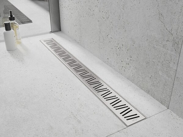 Mexen Flat Kryt M22 pre líniový odtok 70 cm, inox - 1029070
