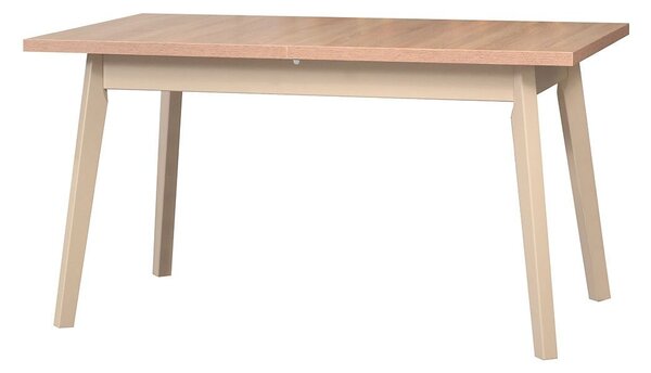 Mirjan24 Stôl Harry 80 x 140/180 V, Morenie: dub grandson - L, Farby nožičiek: čierna 5902928094497
