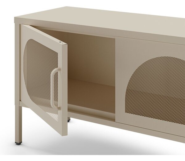 Krémový TV stolík 180x50 cm Tayra – Marckeric