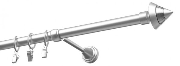 Garniže kovové jednoradové exclusive satyna priemere 19 mm - Hrot Olimp 3,6 m