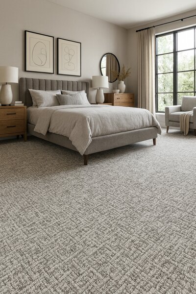 Timzo, Metrážny koberec Olympic 2816 grey/beige, na mieru, šíře 3m,4m,5m, šedá, filc, obývacia izba