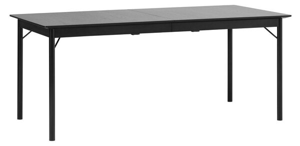 Čierny jedálenský stôl 95x180 cm Savona – Unique Furniture