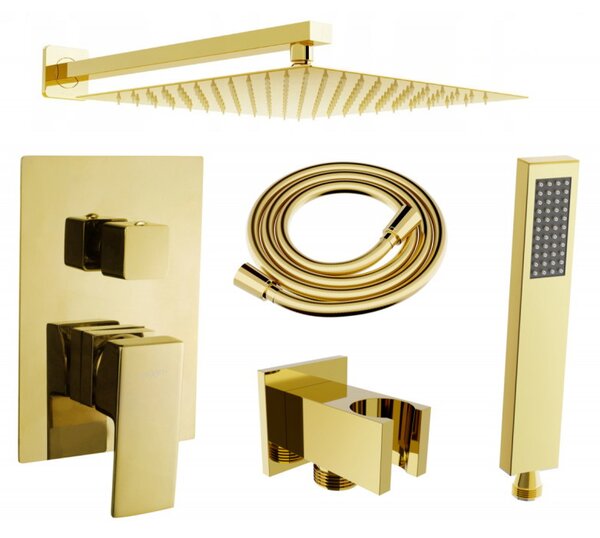 Mexen Uno DR02 podomietkový sprchový set, zlatá, 71435DR02-50