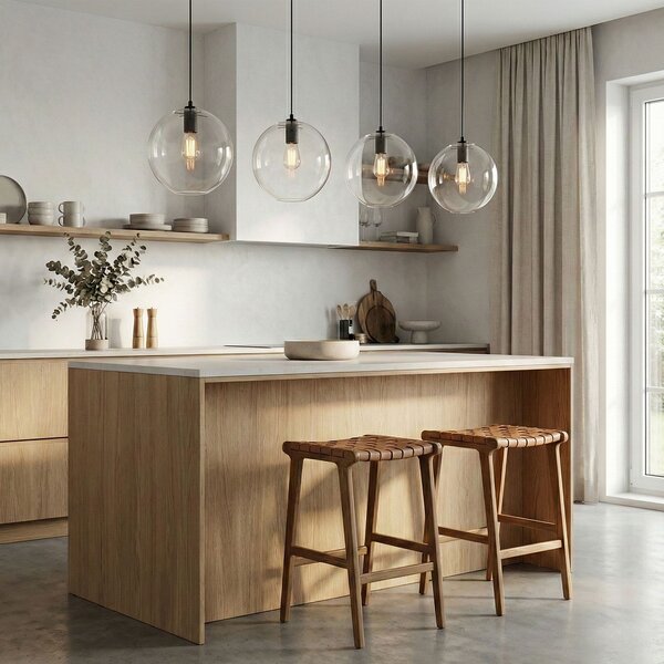 Toolight - Závesné svietidlo Lassi 30cm APP308-1CP, E27, čierna, OSW-00340