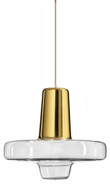 Toolight - LED závesné stropné svietidlo APP553-1CP, zlatá, OSW-08633