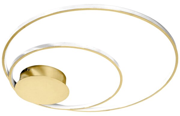 Toolight - LED stropné svietidlo + diaľkové ovládanie APP803-C, zlatá, OSW-09752