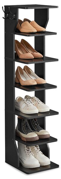 REGÁL NA TOPÁNKY, čierna, 26,4/110,4/30 cm MID.YOU - Online Only drobný nábytok, Online Only