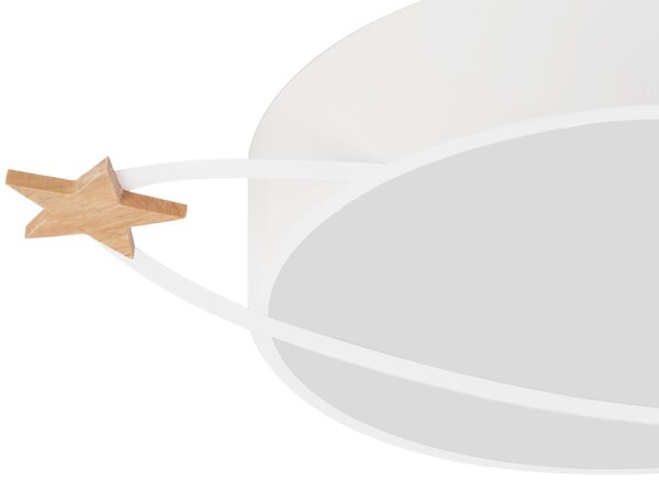 Toolight - Stropná lampa Moon White E27 60W APP865-C, biela, OSW-06886