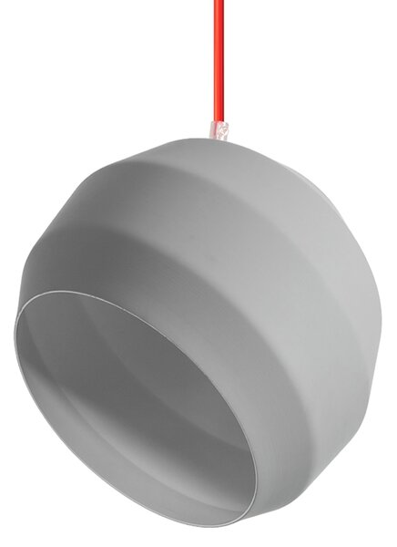 Toolight - Závesné trojité stropné svietidlo 3xE27 APP384-3CPR, šedá, OSW-05016