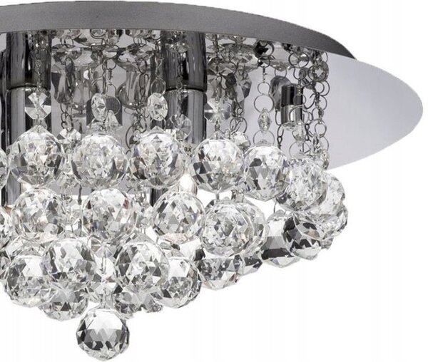 Toolight - Krištáľová stropná lampa Glamour 3xG9 APP403-C, chrómová, OSW-00550