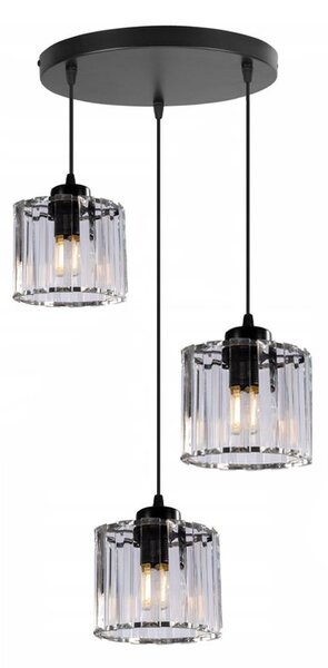 Toolight - závesné svietidlo Glamour, APP513-3CPR 3xE27, OSW-08552