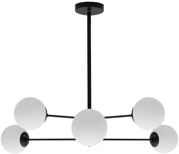 Toolight - Závesné svietidlo 6xE27 APP262-6C, čierna, OSW-05018