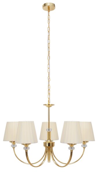 Toolight Toolight, stropná lampa 5xE14 APP1014-5CP, béžová, OSW-05557