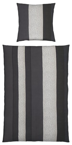 POSTEĽNÁ BIELIZEŇ, satén, antracitová, 135/200 cm Dieter Knoll - Online Only bytové doplnky, Online Only