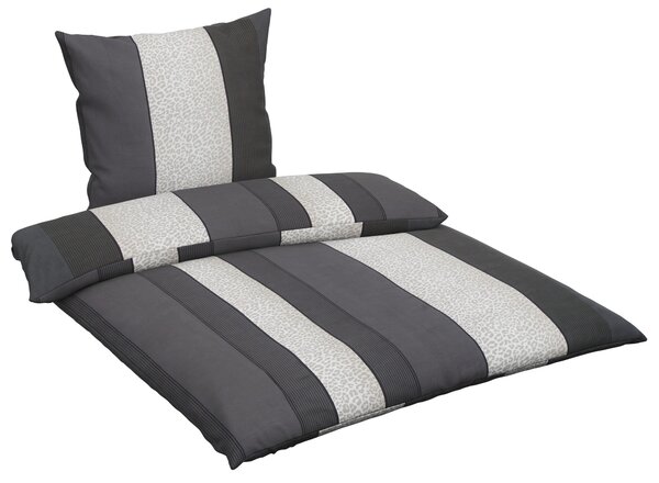 POSTEĽNÁ BIELIZEŇ, satén, antracitová, 135/200 cm Dieter Knoll - Online Only bytové doplnky, Online Only