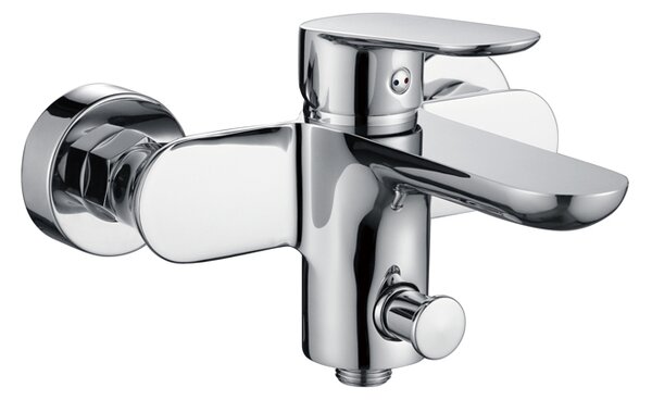 Mereo Mereo, Vaňová nástenná batéria, Viana, bez príslušenstva, 150 mm, chróm, MER-CBE90103