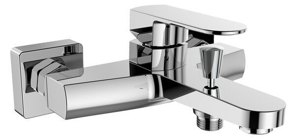 Mereo Mereo, Vaňová nástenná batéria, Mada, 150 mm, bez príslušenstva, chróm, MER-CBQ90103M