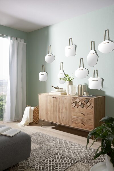 KOMODA, akácia, farba akácie, bronzová, 145/80/45 cm Ambia Home - Komody