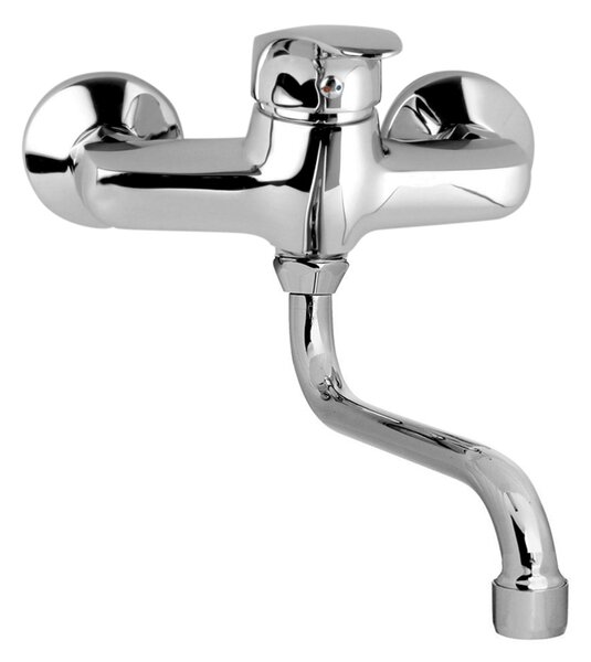 Mereo Mereo, Drezová nástenná batéria, Sonáta, s ramienkom rúrkovým pr. 18 mm - 200 mm, chróm, MER-CB30101N