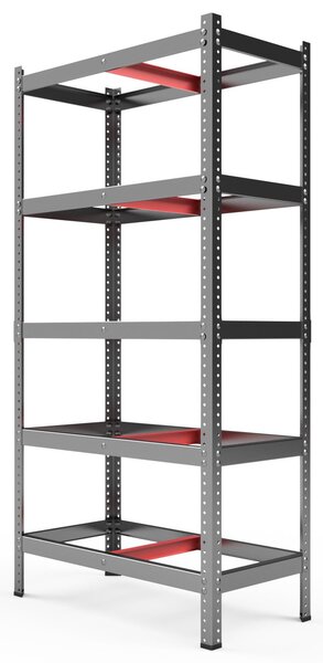 Marbo KOVOVÝ REGÁL SÉRIE HARD 240X120X50 NOSNOSŤ JEDNEJ POLICE 500 KG Rozmer regálu: 240x120x50, Počet Políc: 5, Celková nosnosť regálu: 2500 KG