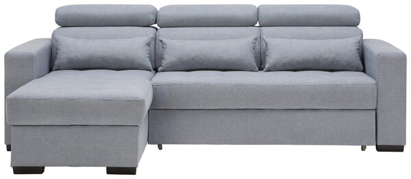 ROHOVÁ SEDAČKA, textil, modrosivá Carryhome - Sedačky