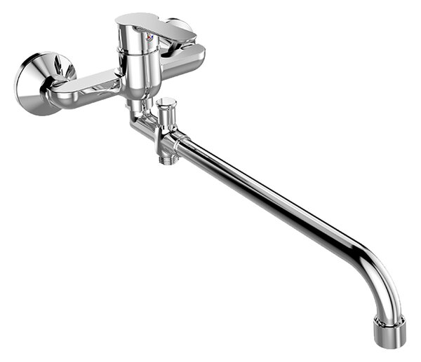Mereo Mereo, Nástenná batéria do byt. jadra, Zuna, s ramienkom ø 18 mm - 330 mm, bez prísl., MER-CB60203Z