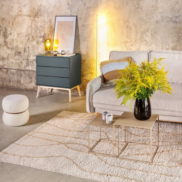 Krémovobiely koberec 160x230 cm Routa – Universal
