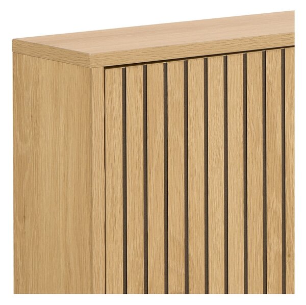 Výklopná skrinka na topánky v dekore duba v prírodnej farbe 72x43x17 cm Albany – Actona