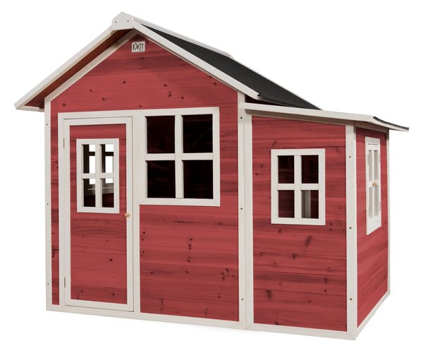 EXIT Záhradný domček pre deti Loft 150 - červený