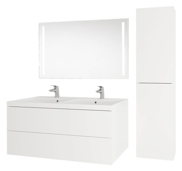 Mereo Mereo, Aira, kúpeľňová skrinka s keramickým umývadlom 121 cm, MER-CN733