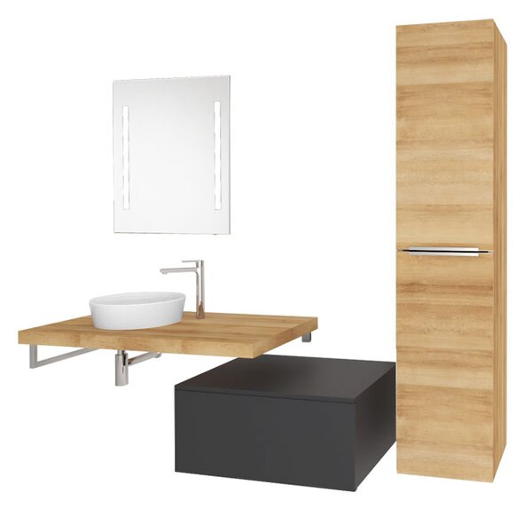 Mereo Mereo, Umývadlo na dosku bez prepadu, 355x120 mm, okrúhle, keramické - pre zaslanie na palete, MER-UC363612C