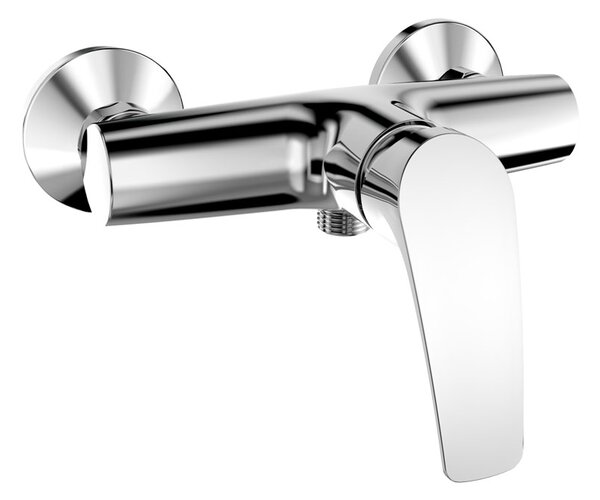 Mereo Mereo, Sprchová nástenná batéria, Eve, bez príslušenstva, 150 mm, chróm, MER-CBV60103